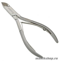 1007 Solinberg Кусачки маникюрные «Ручная заточка» 222-122z матовые, двойная пружина, лезвия 6мм