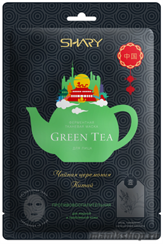 472482 Shary Ферментная маска GREEN TEA противовоспалительная  25гр