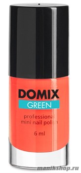 Domix Лак для ногтей 6мл 0302 горячий красный