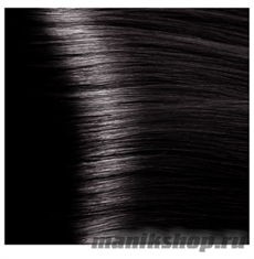10669 Kapous Крем-краска для волос без аммиака Magic Keratin 4.81 коричневый какао пепельный 100мл