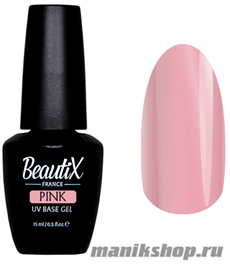 Beautix Камуфлирующая база для гель-лака Pink 15мл
