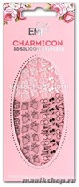 E.MI Charmicon 3D  Silicone Stickers №44 «Ягоды» черные/ белые - фото 100263