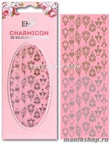 E.MI Charmicon 3D  Silicone Stickers «Украшение №1» золото/ серебро - фото 100268