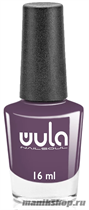 № 80 WULA Nailsoul Лак для ногтей 16мл Темный серо- красный - фото 100438