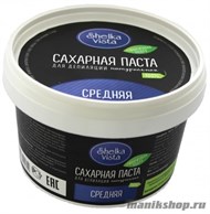 Shelka Vista "Шунгитовая пудра" Паста сахарная для депиляции СРЕДНЯЯ 800мл - фото 100477