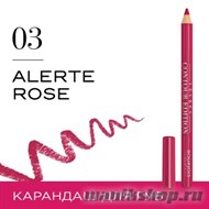 64027 Bourjois 330031 Карандаш для ГУБ "Levres Contour " тон 03 alerte rose - фото 101398