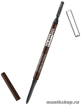 80216 Pupa 240180 002 Карандаш автомат. с гребнем для бровей "High Definition Eyebrow Pensil" тон 002 коричневый - фото 103934