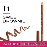 64038 Bourjois Карандаш для ГУБ "Levres Contour " тон 14 sweet Brown-ie - фото 103979