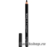60191 Bourjois 334001  Карандаш для глаз "Khol &amp; Contour"  тон 001 Noir-issime, насыщенный черный, матовый финиш - фото 103980