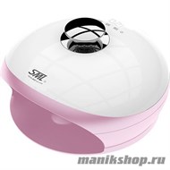13939 SML S1 Лампа для ногтей LED/UV (48Вт, 33 светодиода LG) Pink base white cover - фото 104395