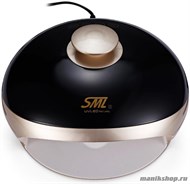 13960 SML S1 Лампа для ногтей LED/UV (48Вт, 33 светодиода LG) Luxury gold color base black cover - фото 104461