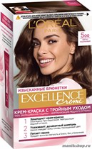 Краска для волос L'Oreal Paris Excellence, тон 500 Светло-каштановый - фото 105189