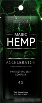 01 Sun Luxe Крем для загара в солярии Magic Hemp 4x Сочное яблоко 15мл - фото 105689