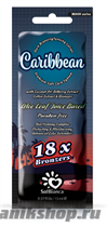 8829 SolBianca Крем для загара 15мл Caribbean  18х bronzer (масло кокоса, экстракты ягод черники и хлопка) - фото 105703