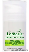 13449 Lamaris 304 Гель-маска для лица с маслом чайного дерева 100мл антибактериальная - фото 109046