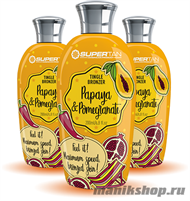 SuperTan Крем для загара Папайя и гранат Papaya&amp; Pomegranate 200мл - фото 110038