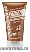 16659 Tannymaxx 2445 Крем для загара лица 50мл с мягким бронзатором Brown Face Tanning+ Smooth Bronzer - фото 110078