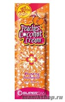 SuperTan Крем для загара с бронзатором Кокосовый орех, персик Peaches&amp; Coconut 15мл - фото 112122