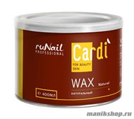 2026 RuNail Воск для депиляции Cardi (Натуральный) 400мл - фото 29461