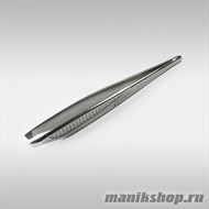 6497 П-15 Сталекс Пинцет для бровей (T3-15-15)  (TC-15/3)  широкие скошенные кромки - фото 30642