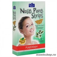 586539 Purederm Полоски очищающие для носа Зеленый чай 6 шт - фото 30684