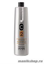 ECHOS Line C2 ISTANTANEO 1Litre Кондиционер для сухих и вьющихся волос с молочными протеинами 1000мл - фото 47111