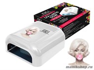 5845 JessNail Лампа УФ 36Вт (4шт*9Вт) Белая с принтом Exclusive Collection Marilyn Monroe - фото 47913