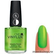 127 VINYLUX CND Limeade (Ярко-салатовый, плотный, с перламутром) - фото 50087