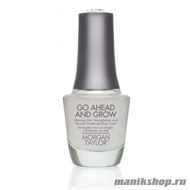 51004 Base Coat Go Ahead And Grow Morgan Taylor (Укрепляющее базовое покрытие для слабых ногтей) 15мл - фото 50750