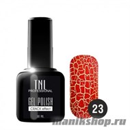 Цветной гель-лак TNL Crack №23 Рубиново-красный 10мл - фото 56076