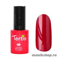 011 Гель лак Tertio 10мл Бургундский, без блесток перламутра, плотный - фото 57159
