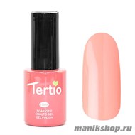 038 Гель лак Tertio 10мл Нежно розовый, пастельный, без блесток и перламутра, плотный - фото 57208