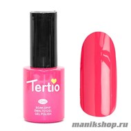 069 Гель лак Tertio 10мл Темный коралловый - розовый, без блесток и перламутра, плотный - фото 57262