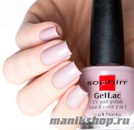 621 Sophin GelLac Гель-лак для ногтей без лампы 12мл  base&amp;color 2 в 1 (Розово-сиреневый с микроблеском) - фото 60004