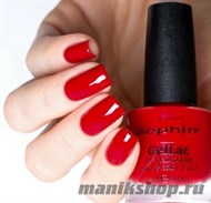 647 Sophin GelLac Гель-лак для ногтей без лампы 12мл  base&amp;color 2 в 1 (Насыщенный красный с теплым подтоном) - фото 60056
