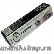 05122 FAVORIT Краска для бровей и ресниц 15мл КОРИЧНЕВАЯ - фото 60473