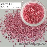 Кристаллы Пикси, Pixie для дизайна ногтей 1440шт Розовые, хрустальная крошка, пакет - фото 61877