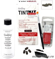 500505 Godefroy PRO KIT Dark НАБОР Краска-Хна 80 капсул для бровей Светло-Коричневая - фото 68841