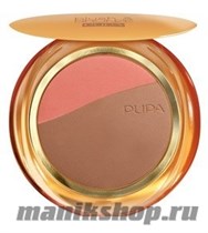 Pupa  70А0  03 Румяна "BLUSH&amp;BRONZE" тон 03 CORAL BRONZE Для средне-тёмной кожи - фото 69057