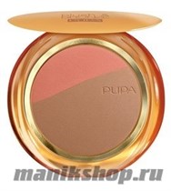Pupa  70А0  02 Румяна "BLUSH&amp;BRONZE" тон 02 APRICOT GOLD Для средней кожи - фото 69058