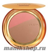 Pupa  70А0  01 Румяна "BLUSH&amp;BRONZE" тон 01 PINK SAND Для светлой кожи - фото 69059