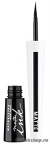 Maybellin Подводка для глаз MASTER INK SATIN тон 10 Матовый Черный - фото 70373