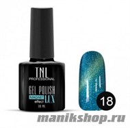 №18 Гель-лак TNL "Magnet lux" 10мл искрящийся небесно-голубой - фото 71855