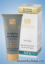 43090/113 Health&amp;Beauty Маска для лица грязевая очищающая с Алоэ Вера 100мл - фото 73175