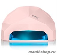 3228 RuNail Лампа LED/UV излучения 24вт (СВЕТЛО-РОЗОВАЯ) - фото 85193