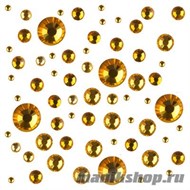 Д015-13-11 Irisk Стразы цветные микс размеров в баночке №11 TOPAZ - фото 85447