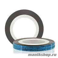 2520 RuNail Самоклеющаяся лента для дизайна ногтей Синяя 20метров, ширина 0,1см - фото 86903
