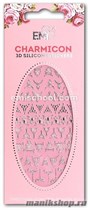 E.MI Charmicon 3D  Silicone Stickers Лунулы серебро  №3 - фото 87042