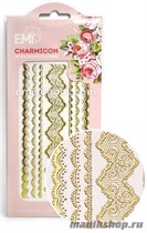 E.MI Charmicon 3D  Silicone Stickers «Кружева золотые» - фото 87066