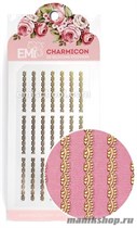 E.MI Charmicon 3D  Silicone Stickers  Орнамент золото №1 - фото 87070